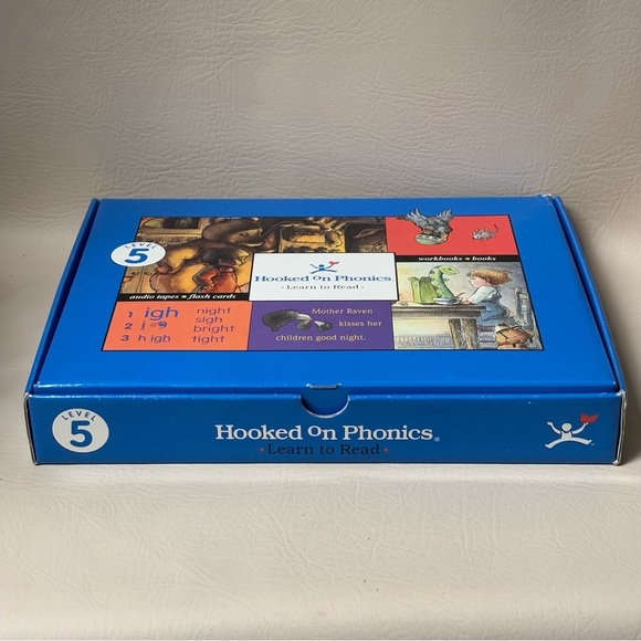 Level 5 Hooked on Phonics Learn to Read Audio Tape Flash Cards Books Cassette - Picture 2 of 4